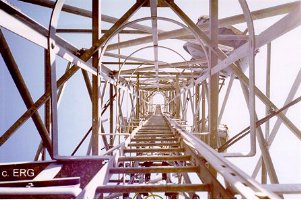 Vertical View Up Ladder